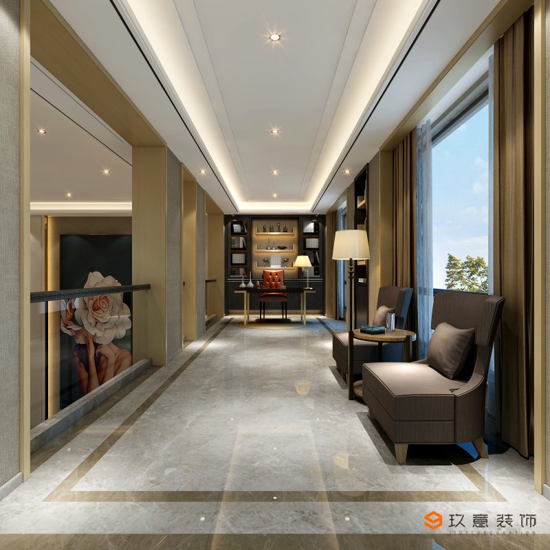 共青湖別墅《現(xiàn)代輕奢風(fēng)格》